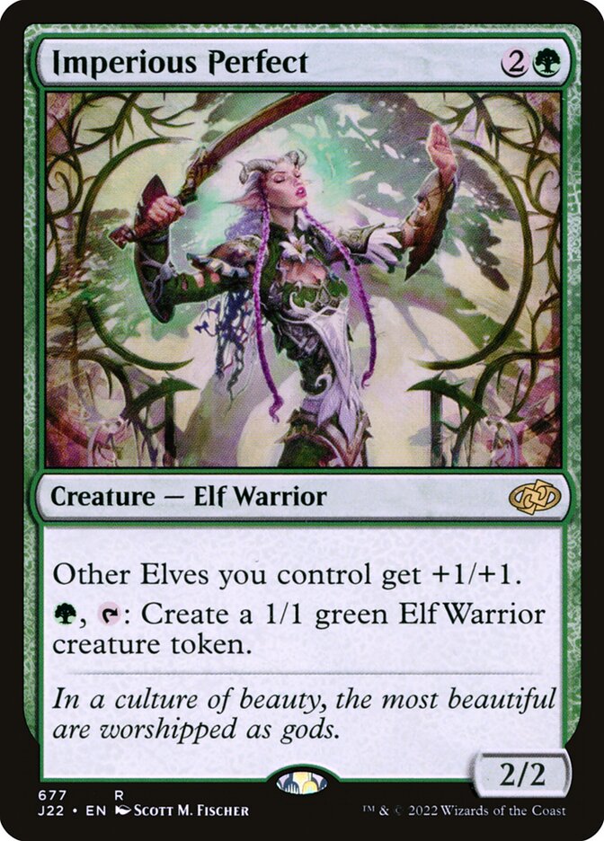 Imperious Perfect card front