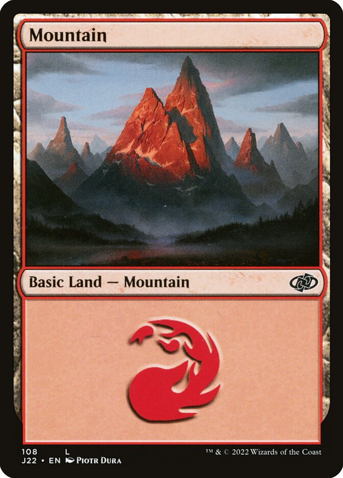Mountain card front
