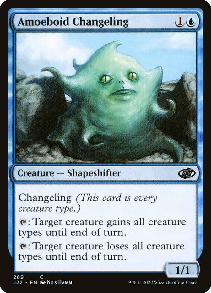 Amoeboid Changeling card front