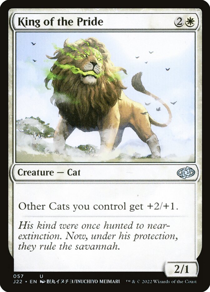 King of the Pride card front