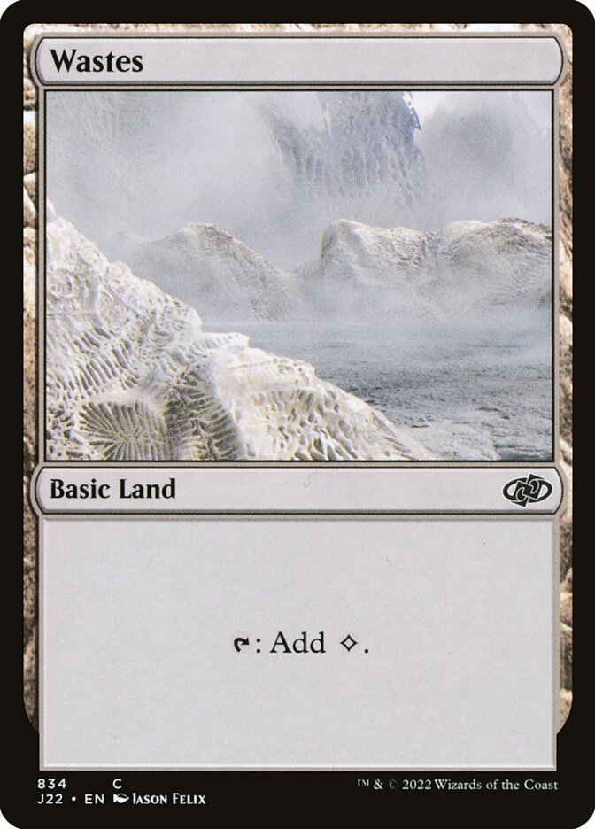 Wastes card front