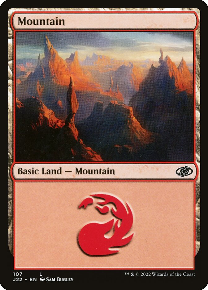 Mountain card front