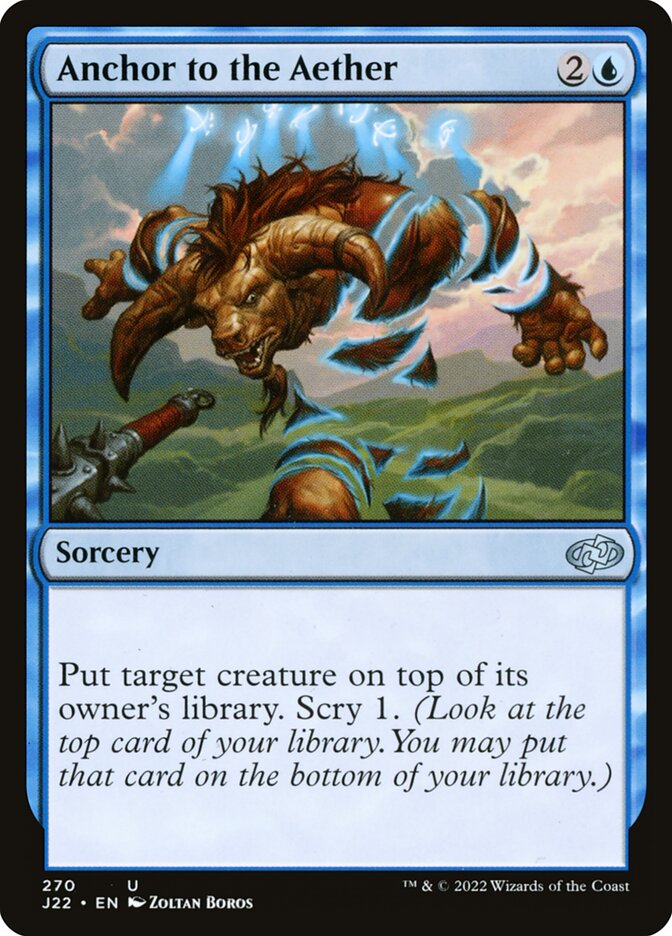 Anchor to the Aether card front