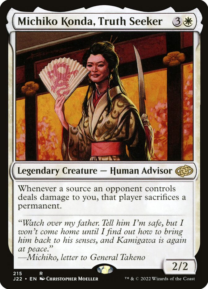 Michiko Konda, Truth Seeker card front