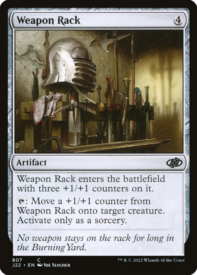 Weapon Rack card front