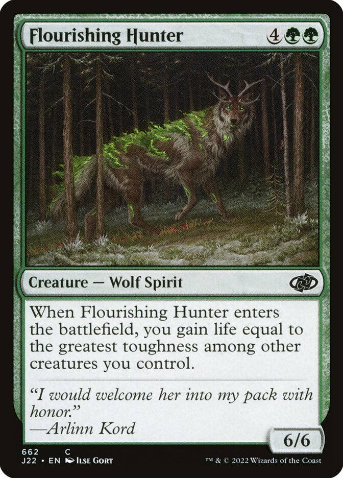 Flourishing Hunter card front