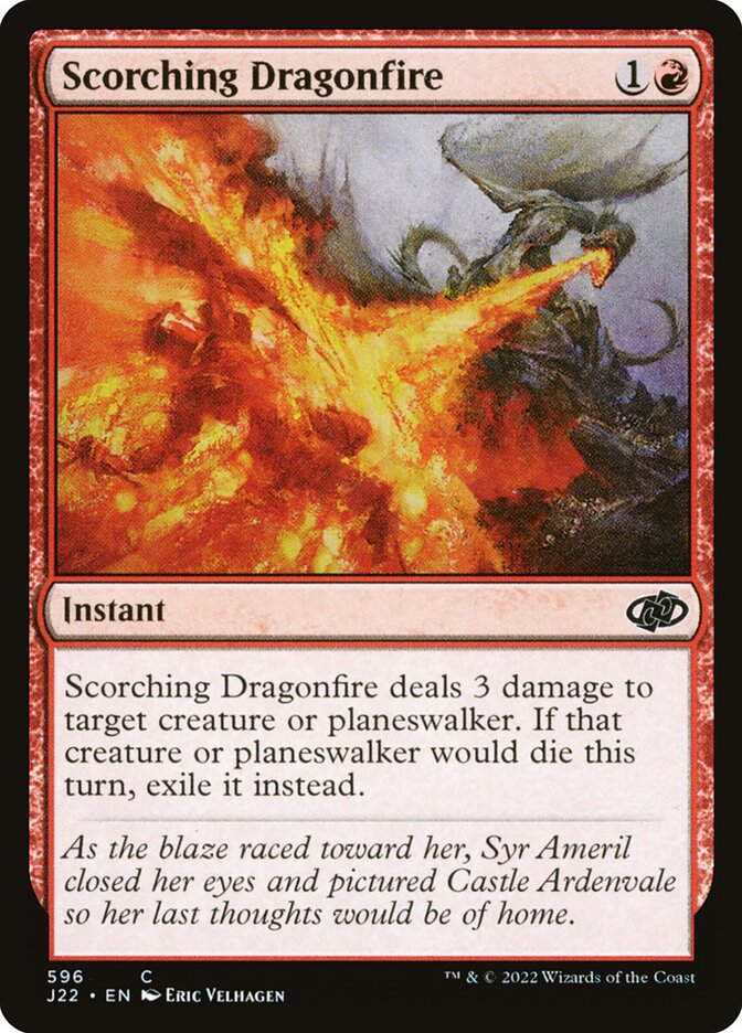 Scorching Dragonfire card front