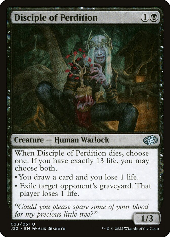 Disciple of Perdition card front