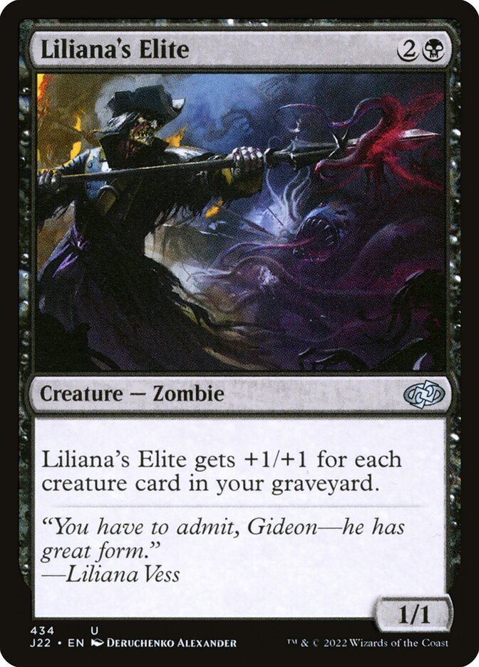 Liliana's Elite card front