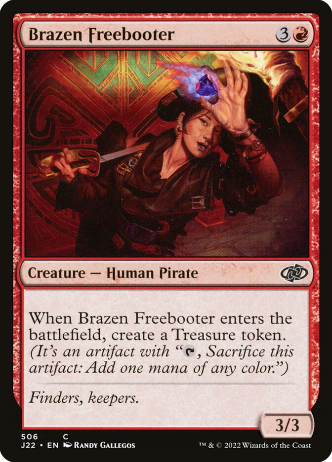 Brazen Freebooter card front