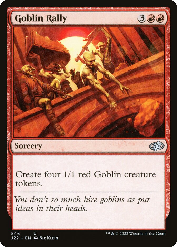 Goblin Rally card front