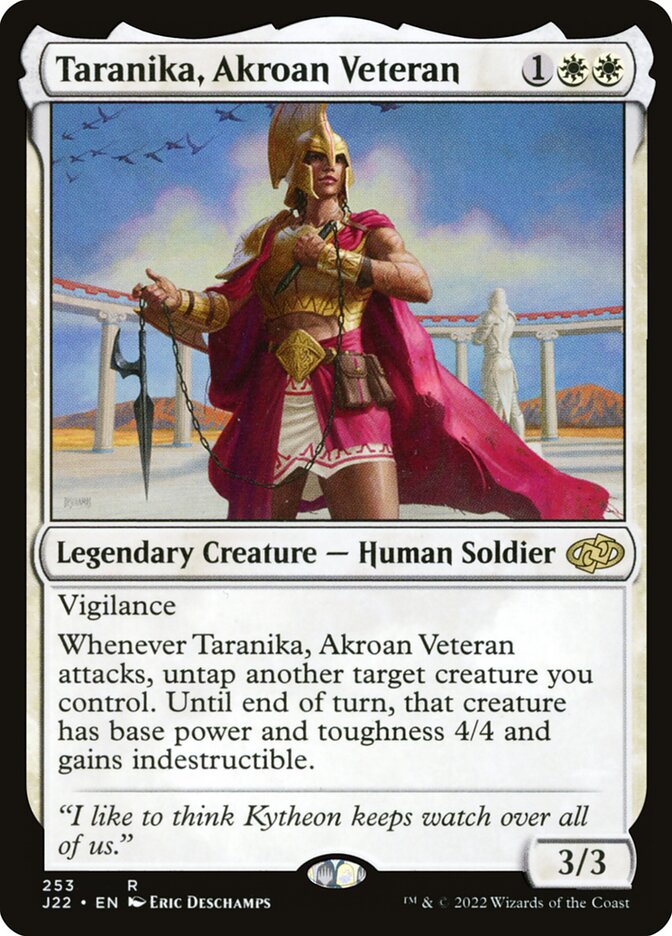 Taranika, Akroan Veteran card front
