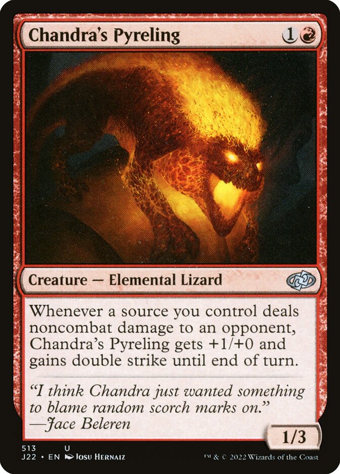 Chandra's Pyreling card front