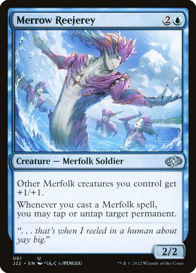 Merrow Reejerey card front