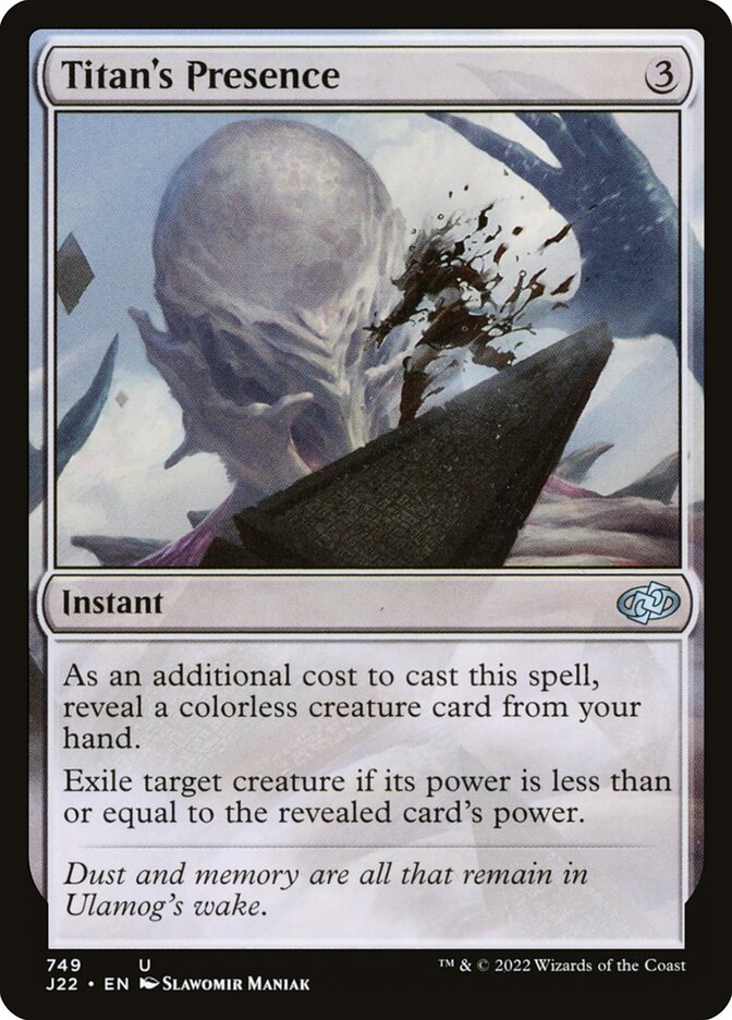 Titan's Presence card front