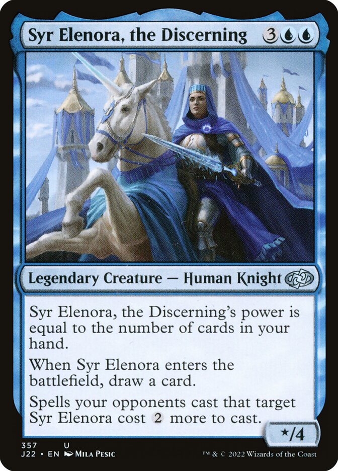 Syr Elenora, the Discerning card front