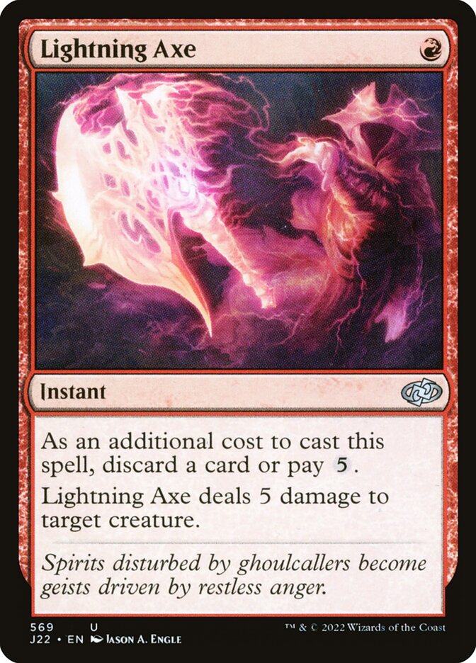 Lightning Axe card front