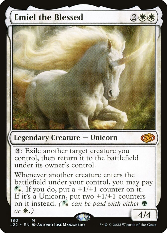 Emiel the Blessed card front