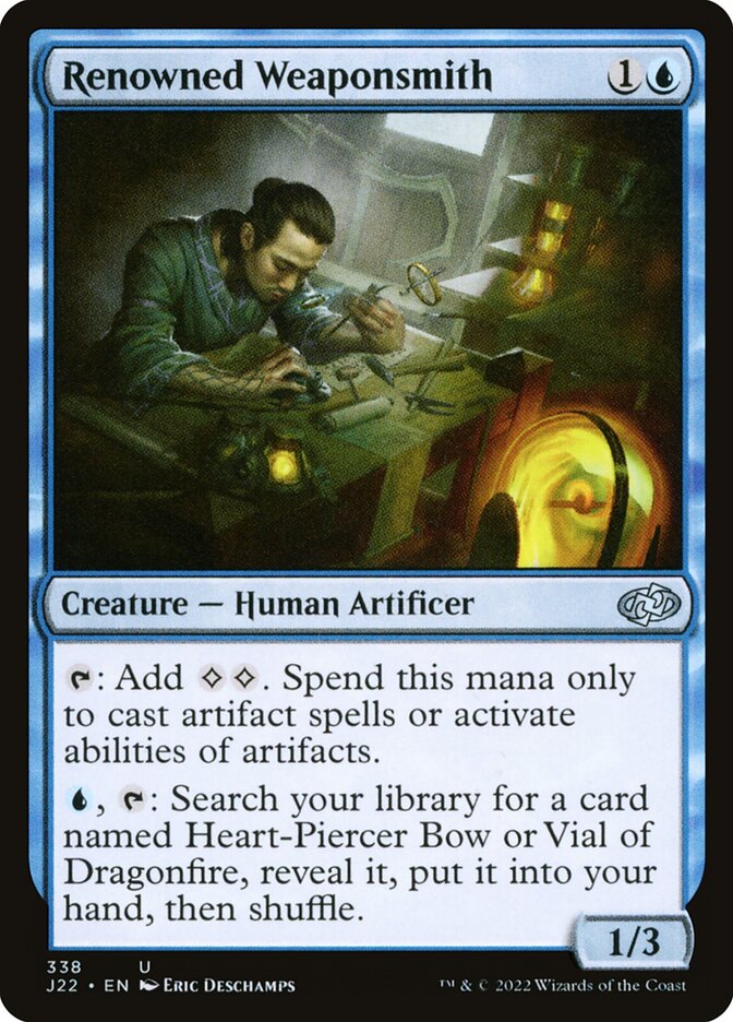 Renowned Weaponsmith card front
