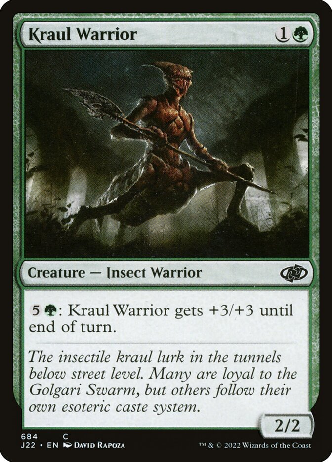 Kraul Warrior card front