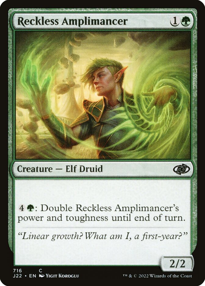Reckless Amplimancer card front