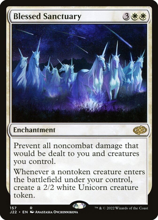 Blessed Sanctuary card front