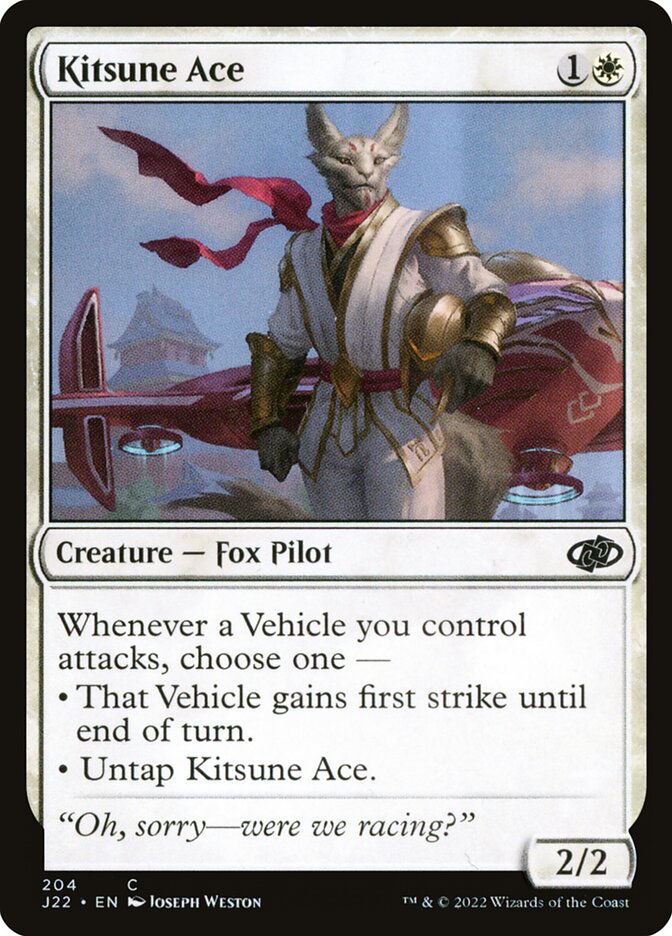 Kitsune Ace card front