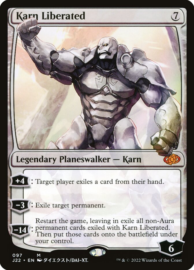 Karn Liberated card front