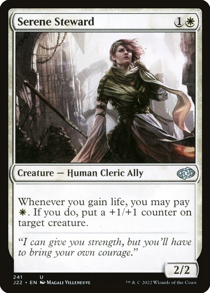 Serene Steward card front