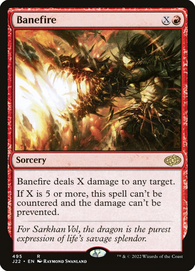 Banefire card front