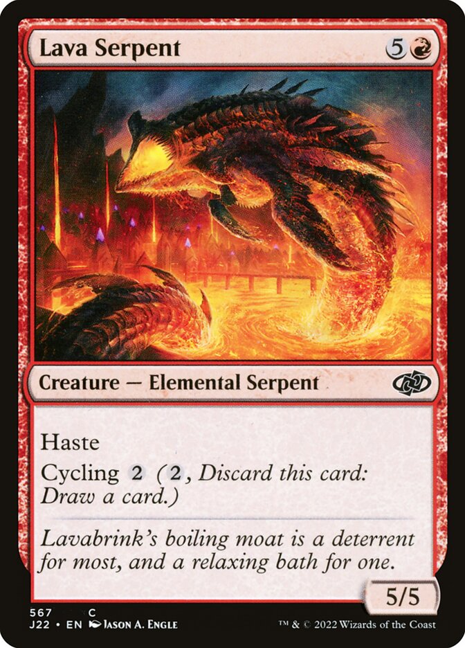 Lava Serpent card front