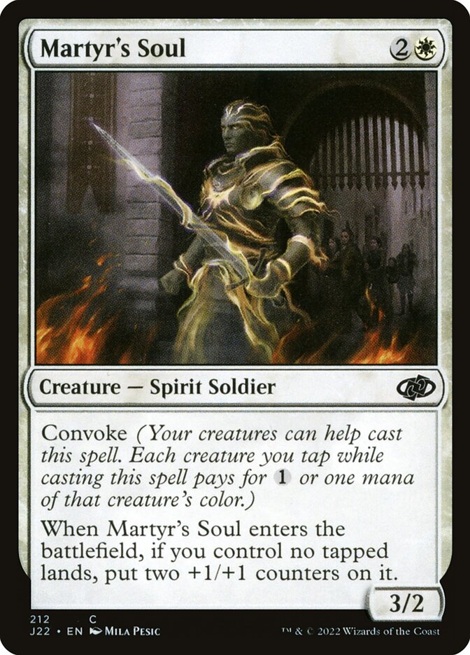 Martyr's Soul card front