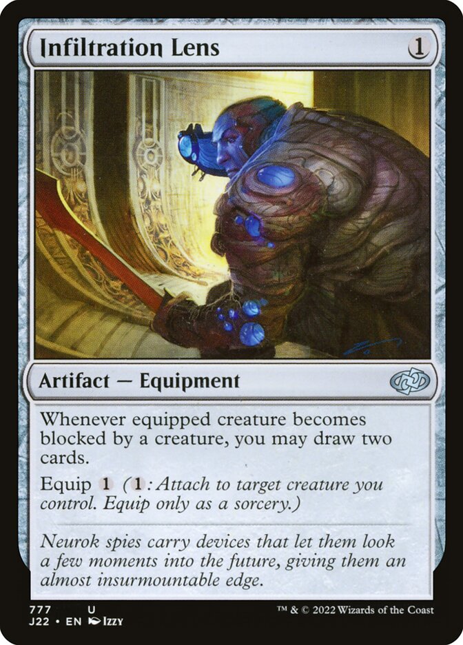 Infiltration Lens card front