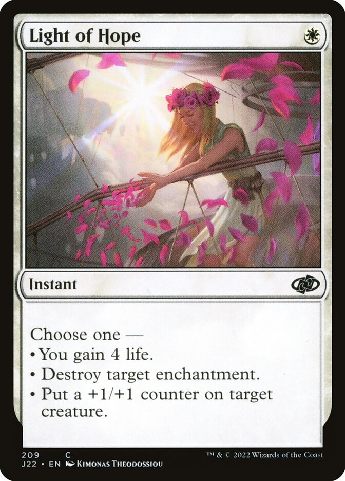 Light of Hope card front