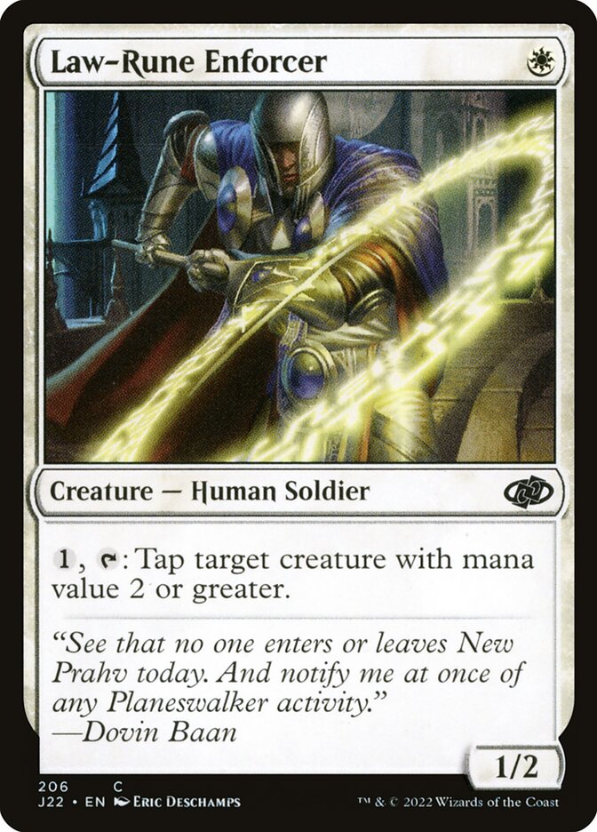 Law-Rune Enforcer card front