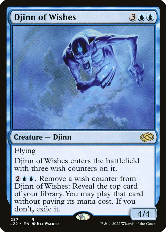 Djinn of Wishes card front