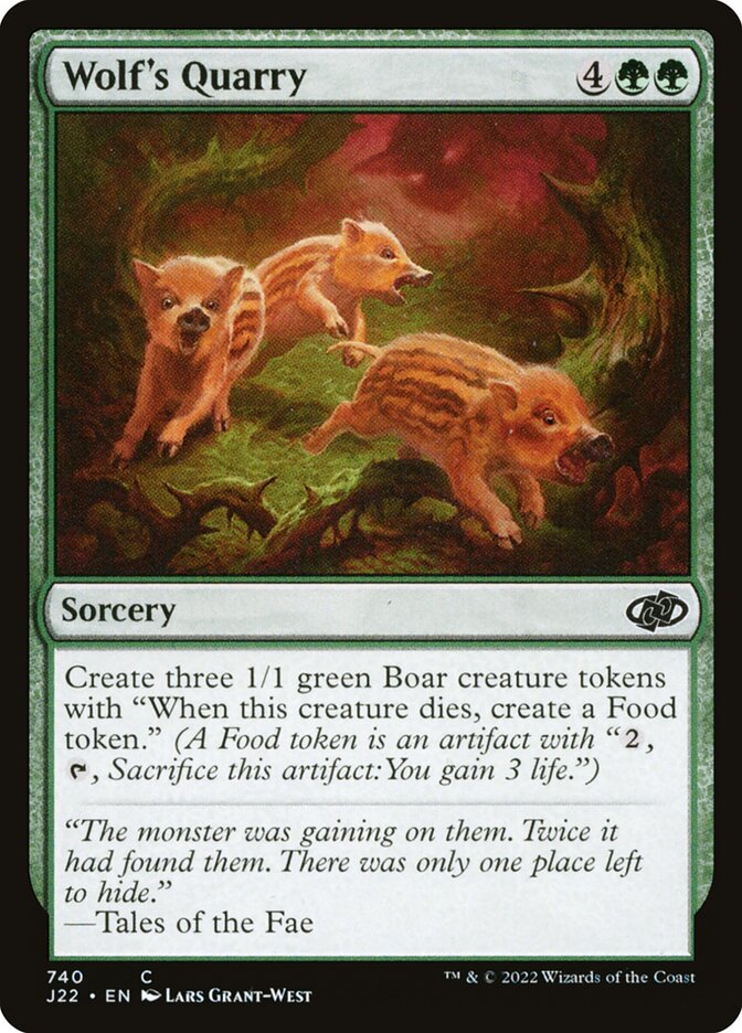 Wolf's Quarry card front
