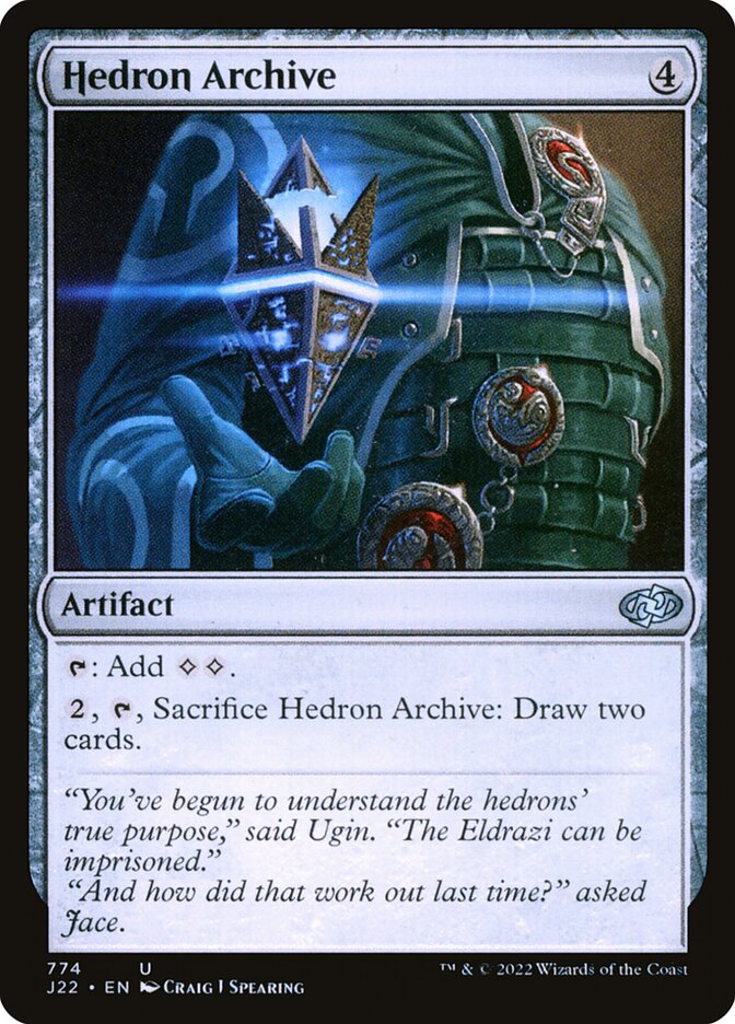 Hedron Archive card front