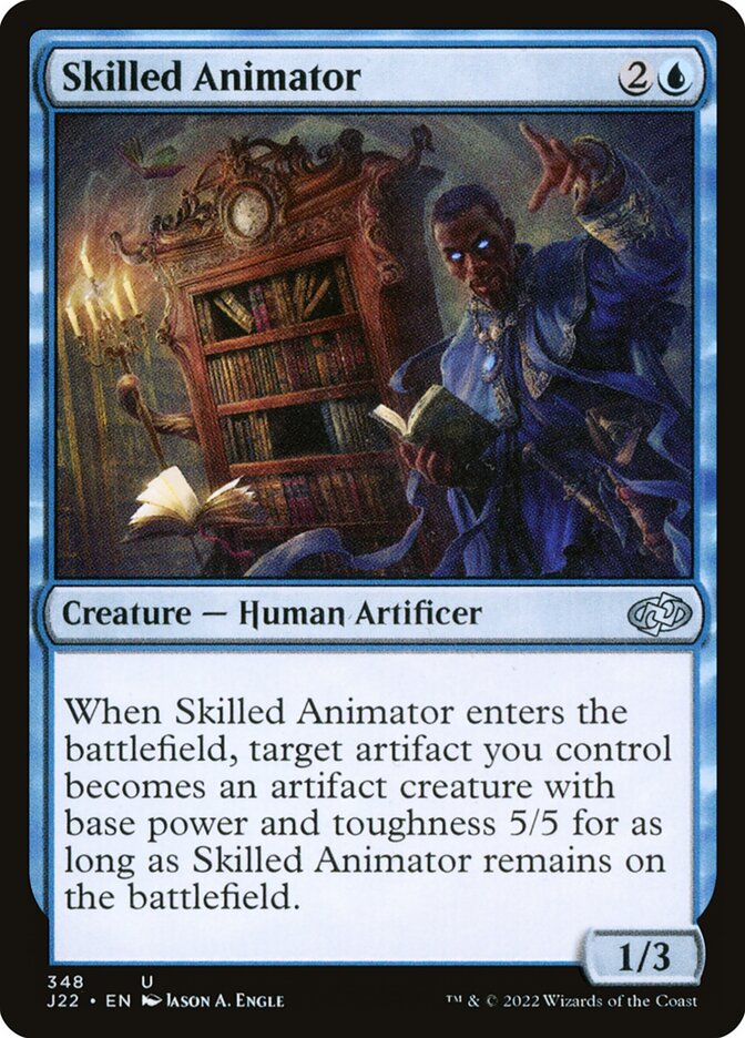 Skilled Animator card front