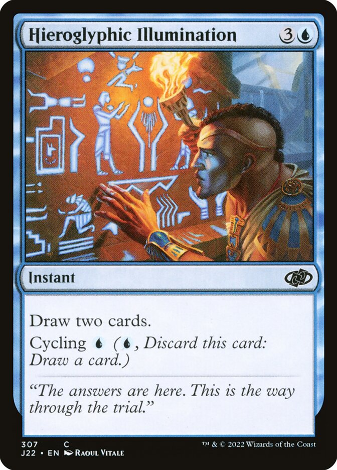 Hieroglyphic Illumination card front