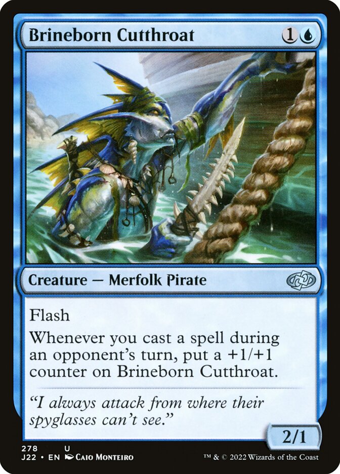 Brineborn Cutthroat card front