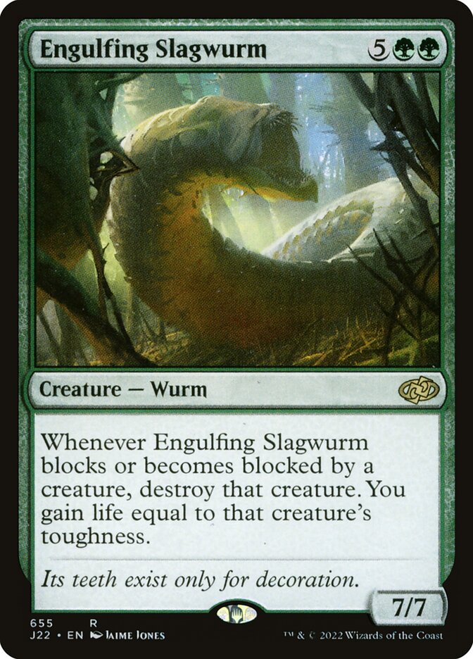 Engulfing Slagwurm card front