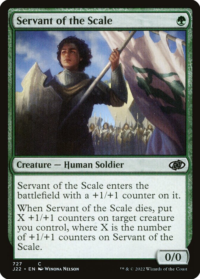 Servant of the Scale card front