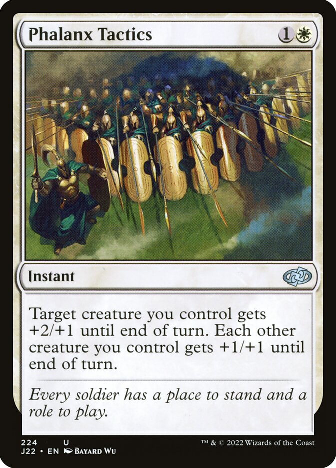 Phalanx Tactics card front