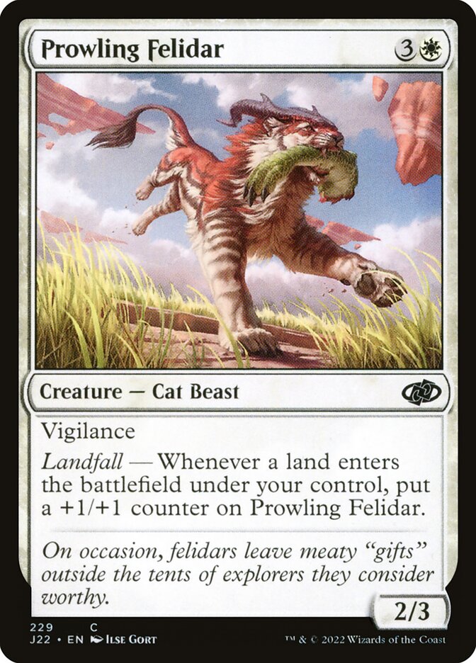 Prowling Felidar card front
