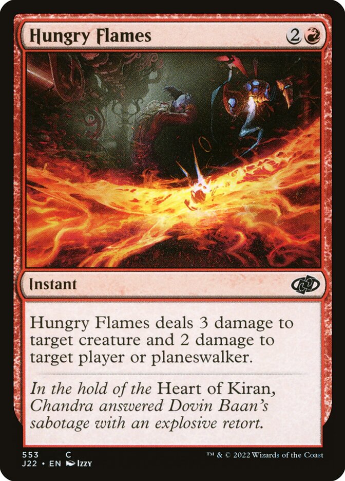 Hungry Flames card front