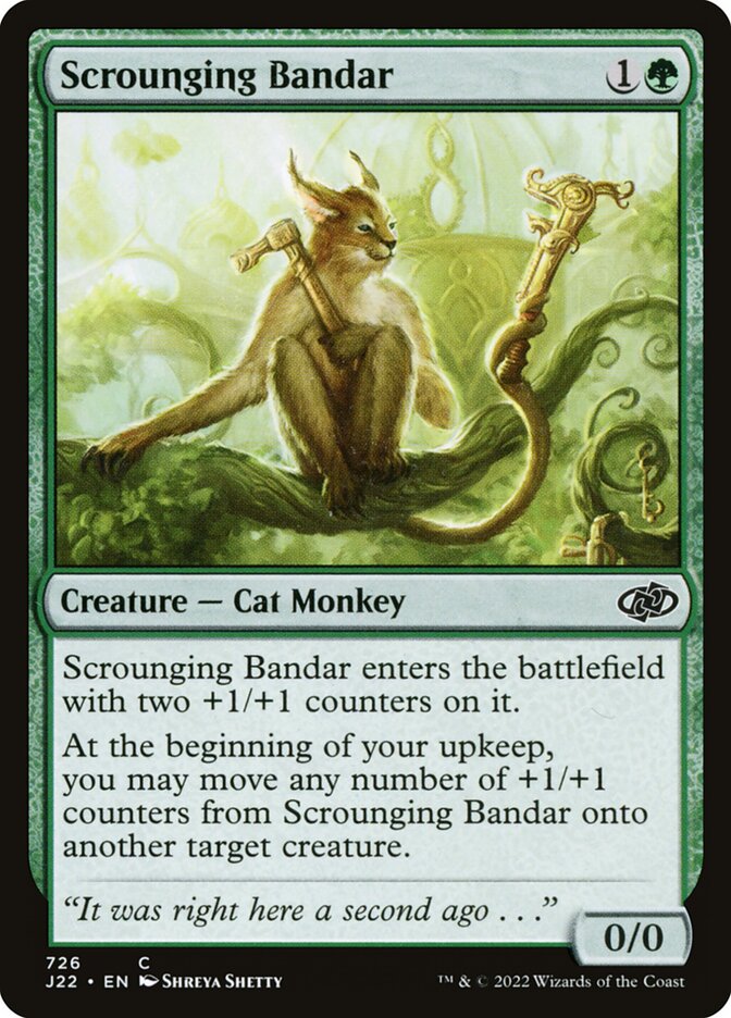 Scrounging Bandar card front