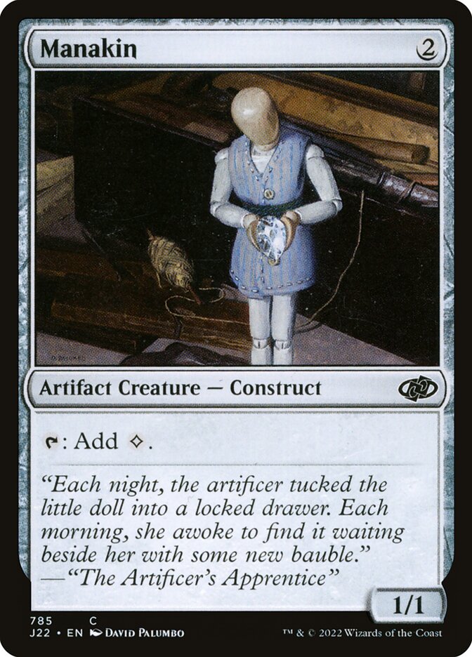 Manakin card front