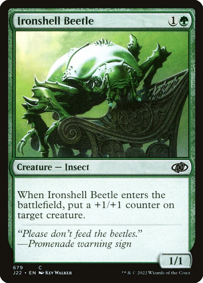 Ironshell Beetle card front