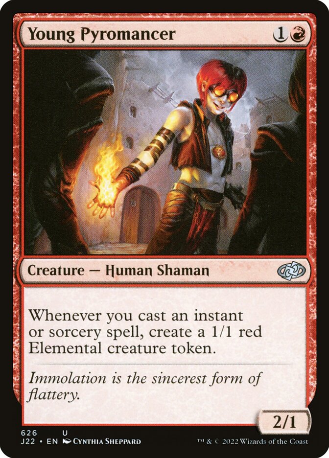 Young Pyromancer card front